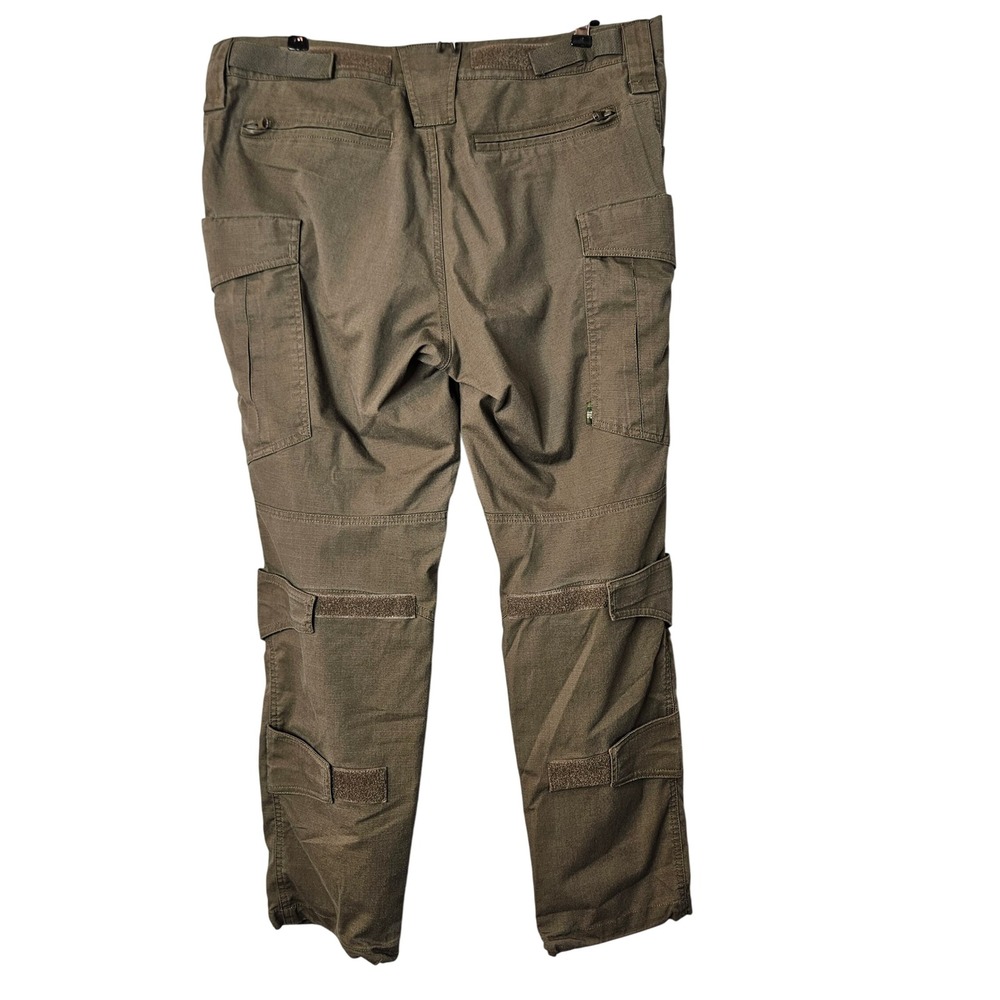 M-Tac Mens Tactical Cargo Pants Olive Green Ripstop Multi-Pocket 38x28 Combat - Picture 5 of 7